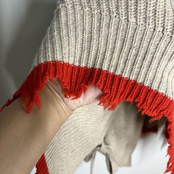 Zadig & Voltaire Sz XS/S Callista Poncho Hooded Wool Yak - Picture 10 of 12